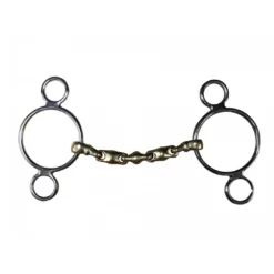 French Equestrian Horse Bits Jump' In Waterford 3-Ring Bit