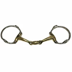 French Equestrian Jump'in French Link Eggbutt Gag Bit Horse Bits