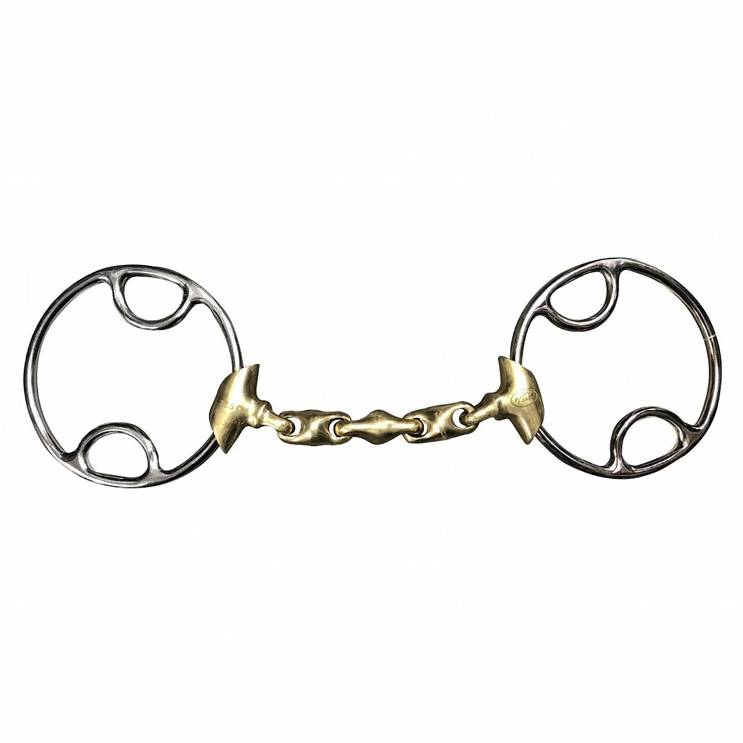 Outlet 🤩 French Equestrian Jump' In Waterford Beval Bit Lrg Ring Horse Bits ✨ 3 French Equestrian Jump' In Waterford Beval Bit Lrg Ring Horse Bits