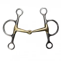 French Equestrian Jump' In Single Jointed Elevator Bit