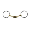 French Equestrian Horse Bits Jump' In Twisted Flat Link Gag Bit