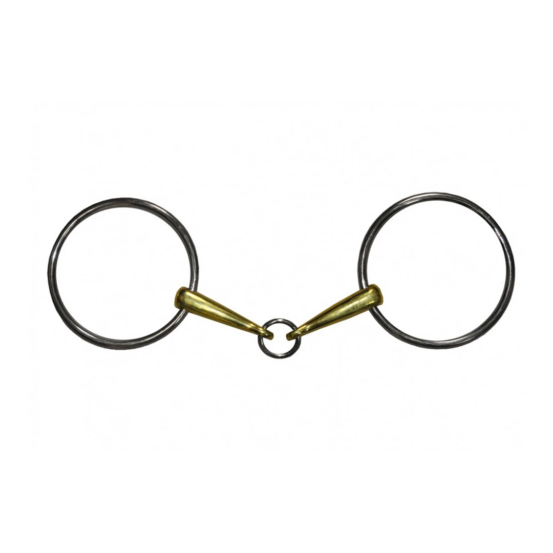 Promo ⭐ French Equestrian Jump'in Ring French Link Loose Ring Bit Horse Bits 🤩 3 French Equestrian Jump'in Ring French Link Loose Ring Bit Horse Bits