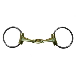 French Equestrian Jump'in French Link Tube Loose Ring Bit