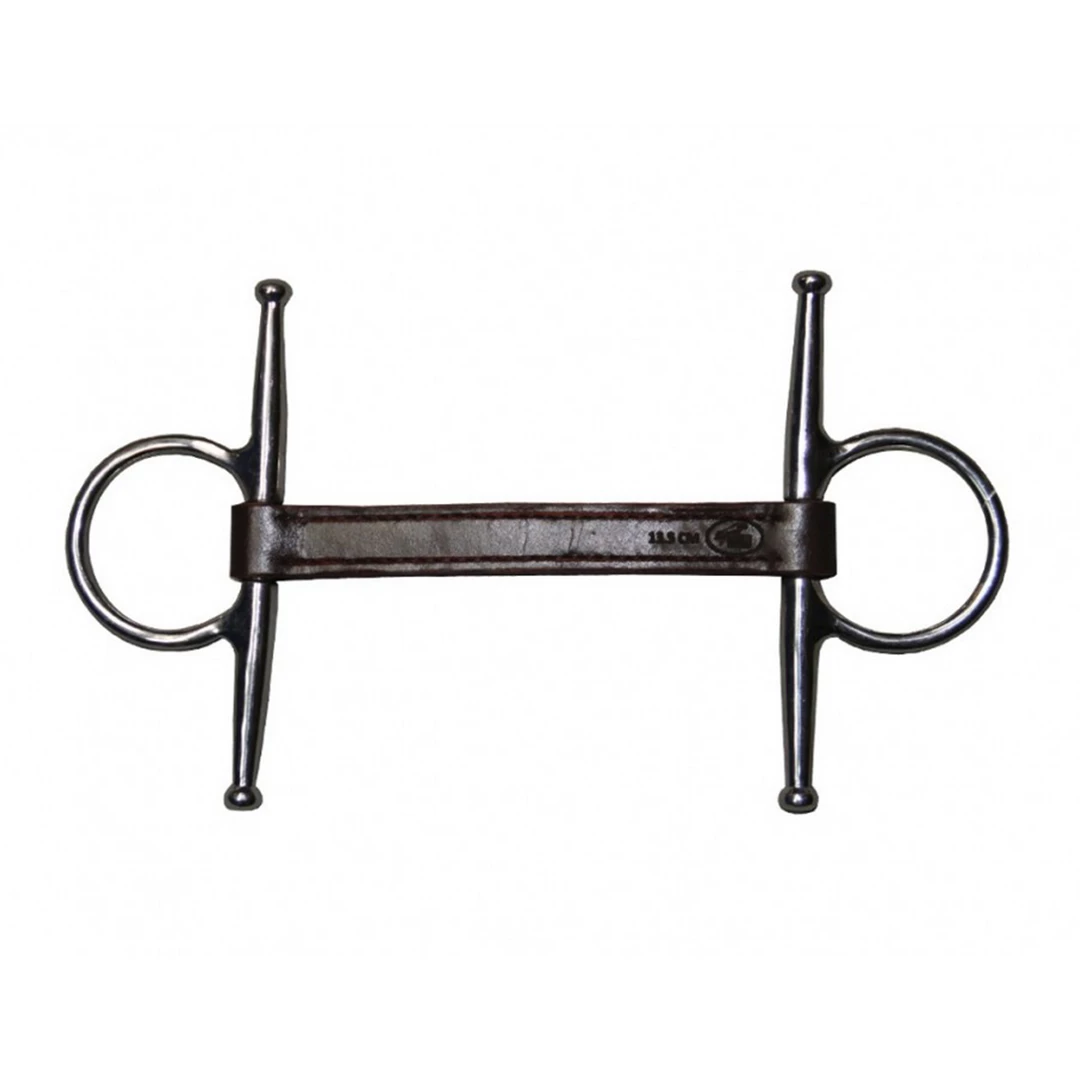 Discount π French Equestrian Jump'in Leather Full Cheek Bit Horse Bits π 3 French Equestrian Jump'in Leather Full Cheek Bit Horse Bits