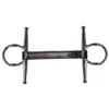 French Equestrian Horse Bits Jump'in Leather Full Cheek Gag Bit