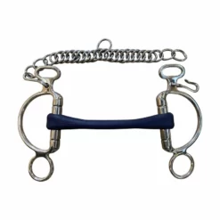 French Equestrian Jump'in Felipe Rubber Bit Horse Bits