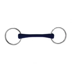 French Equestrian Jump'in Flexible Rubber Loose Ring Bit