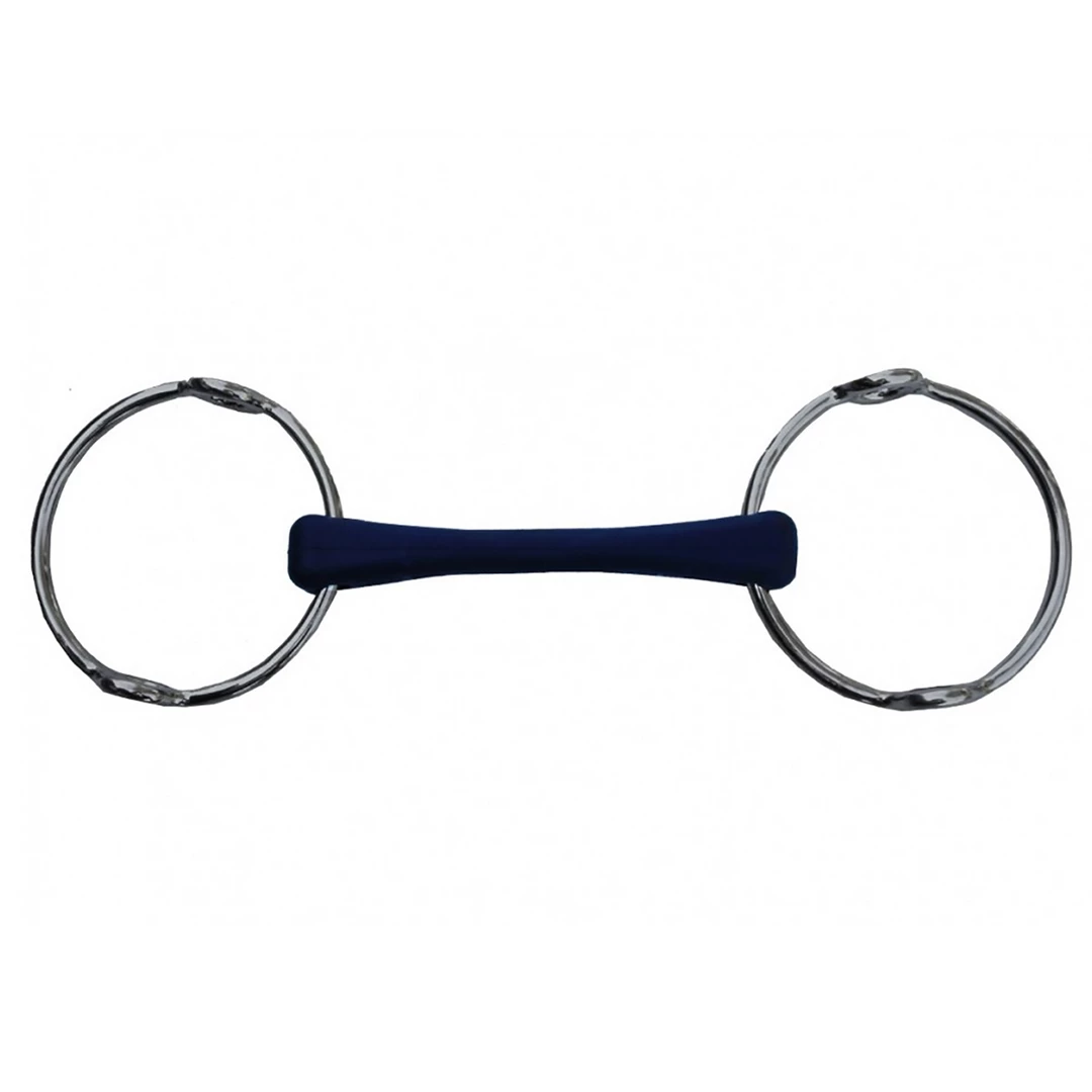 Flash Sale 🤩 French Equestrian Horse Bits Jump'in Large Ring Flexible Rubber Gag Bit 🔥 3 French Equestrian Horse Bits Jump'in Large Ring Flexible Rubber Gag Bit