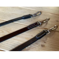 French Equestrian Jump'in Leather Draw Reins - Week Collection