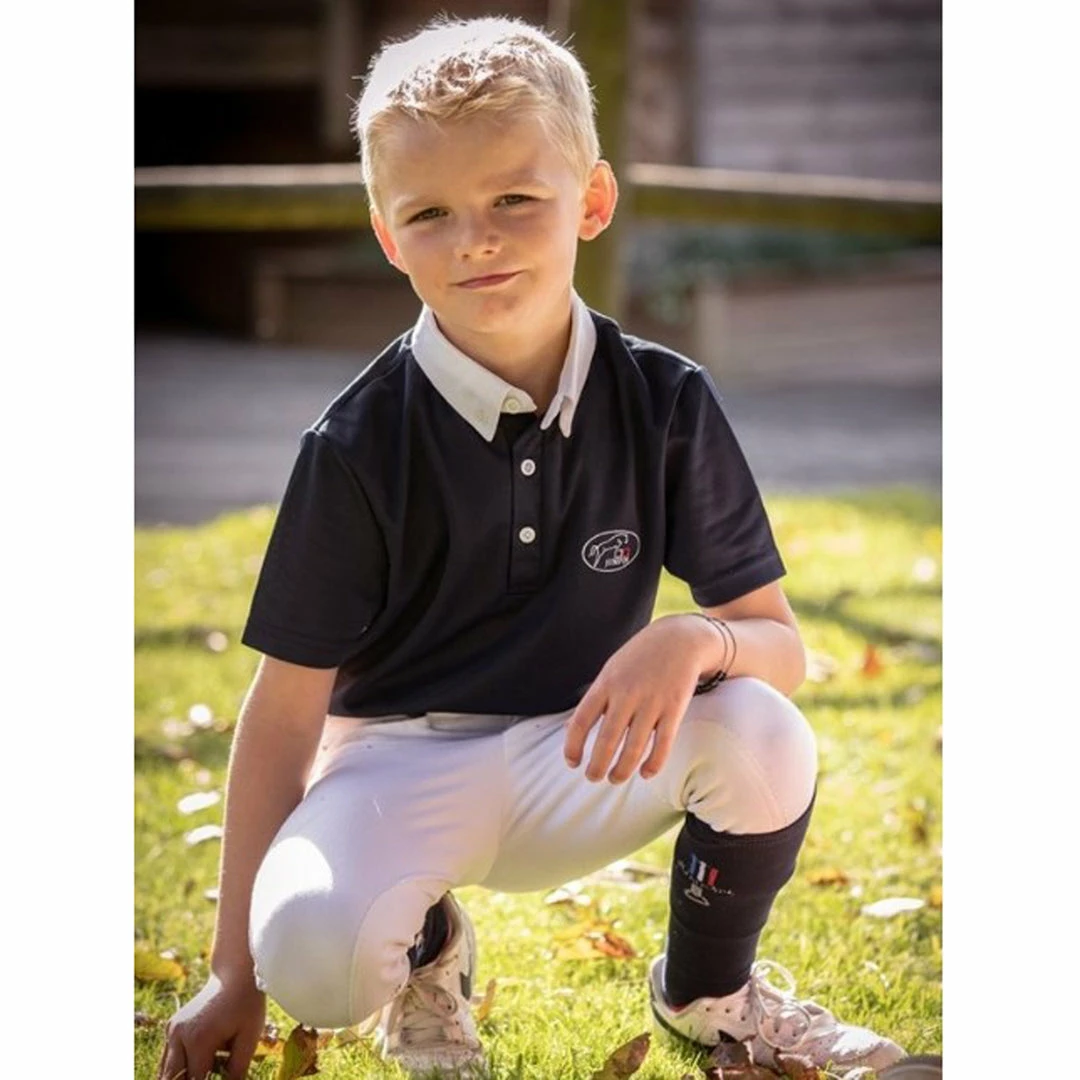 Buy π French Equestrian Jump'in Boy's Short Sleeve Gaston Competition Polo π Shirt π 3 French Equestrian Jump'in Boy's Short Sleeve Gaston Competition Polo Shirt