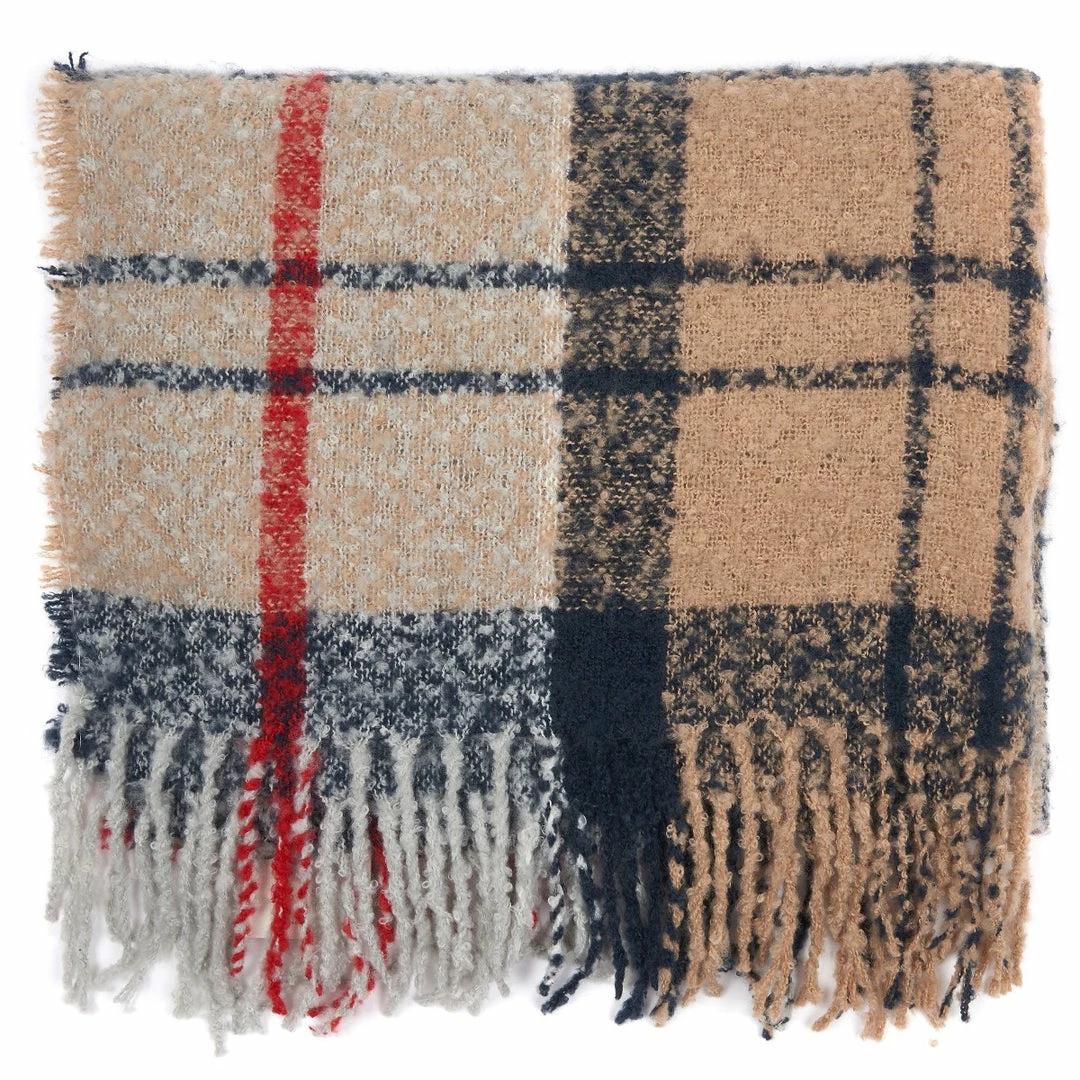 Buy ๐ Barbour Tartan Boucle Scarf โ๏ธ 4 Barbour Tartan Boucle Scarf