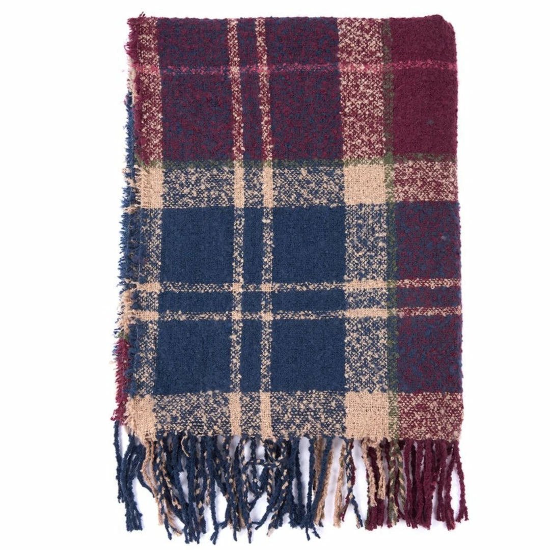Buy ๐ Barbour Tartan Boucle Scarf โ๏ธ 8 Barbour Tartan Boucle Scarf