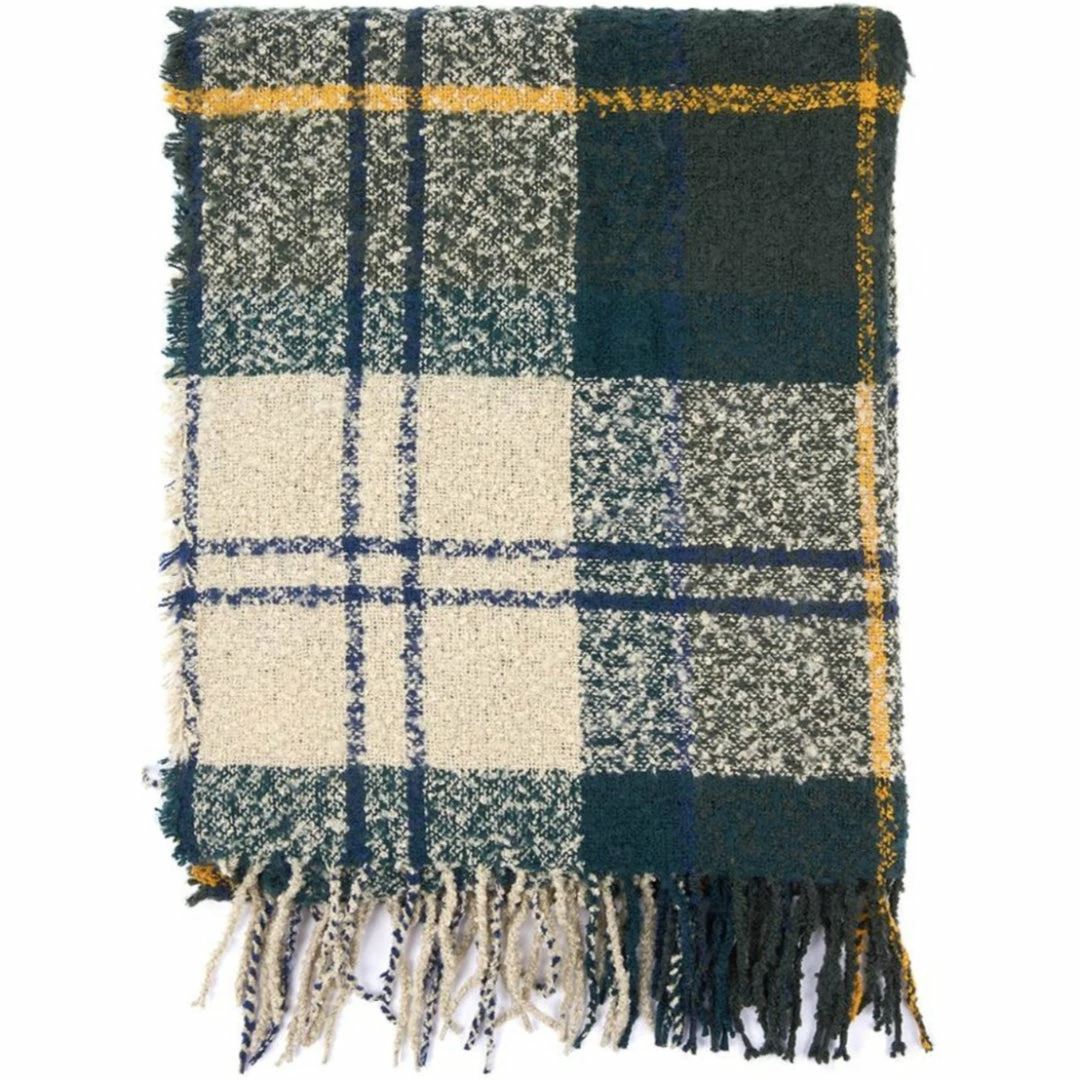 Buy ๐ Barbour Tartan Boucle Scarf โ๏ธ 11 Barbour Tartan Boucle Scarf