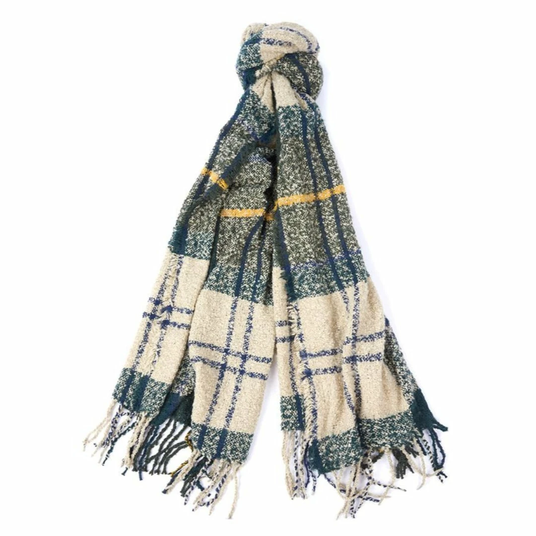 Buy ๐ Barbour Tartan Boucle Scarf โ๏ธ 10 Barbour Tartan Boucle Scarf