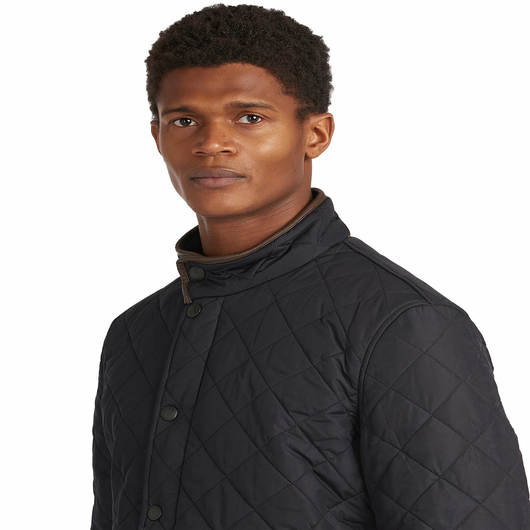 Best Pirce 💯 Equestrian Outerwear Barbour Men's Powell Quilted Jacket 🧨 17 Equestrian Outerwear Barbour Men's Powell Quilted Jacket