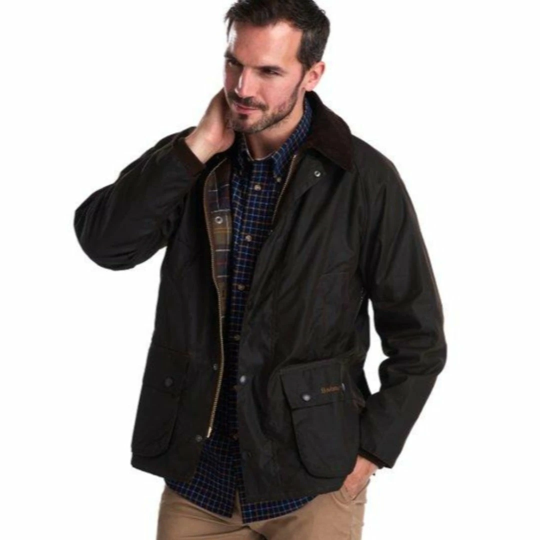 New 🎉 Equestrian Outerwear Barbour Classic Bedale Wax Jacket 🎁 4 Equestrian Outerwear Barbour Classic Bedale Wax Jacket