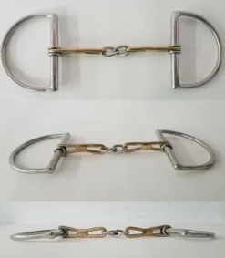 FHT Custom Made Bits Horse Bits Custom Made Tear Drop Dee Ring Snaffle
