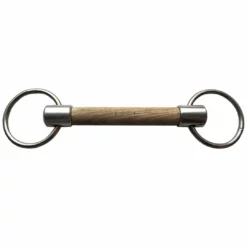 M.G.S. Horse Bits Poponcini Wooden Loose Ring Bit
