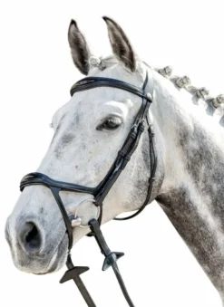English Bridles Prestige 3E143 Bridle With Double Drop Noseband