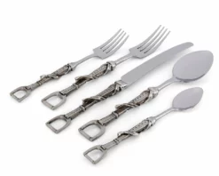 Equestrian Decor Arthur Court Stirrup Flatware