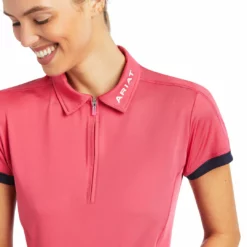 Shirts & Tops Ariat Women's Bandera 1/4 Zip Short Sleeve Polo Shirt