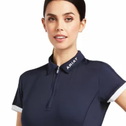 Shirts & Tops Ariat Women's Bandera 1/4 Zip Short Sleeve Polo Shirt