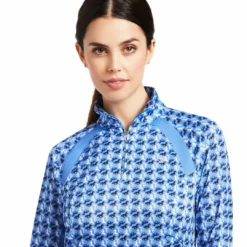 Baselayers Ariat Women's Sunstopper 2.0 1/4 Zip Baselayer Long Sleeve