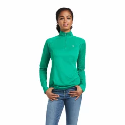 Baselayers Ariat Women's Sunstopper 2.0 1/4 Zip Baselayer Long Sleeve
