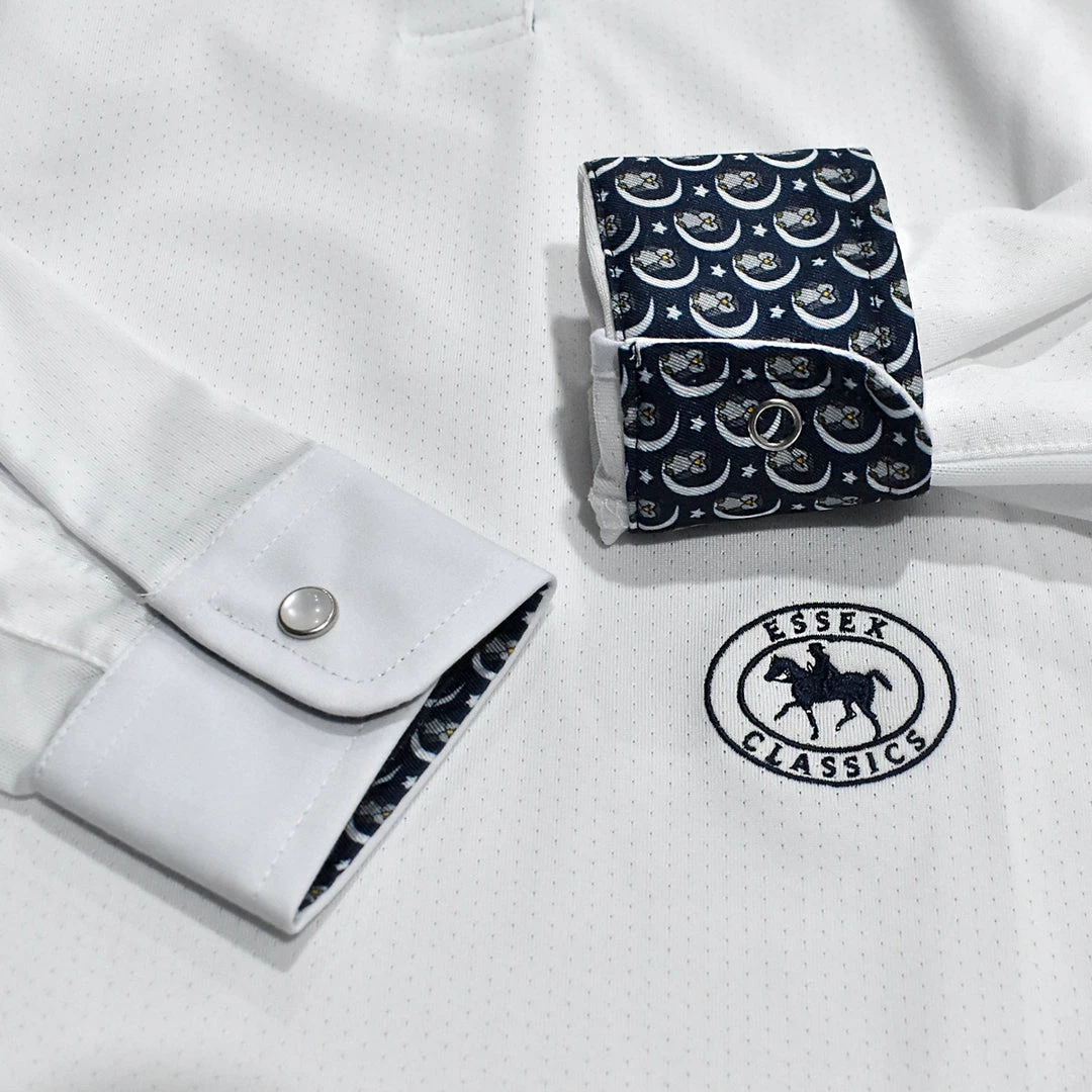 Flash Sale π₯° Show π Shirts Essex Classics Ladies "Owls" Talent Yarn Wrap Collar Long Sleeve Show π Shirt π 6 Show Shirts Essex Classics Ladies "Owls" Talent Yarn Wrap Collar Long Sleeve Show Shirt