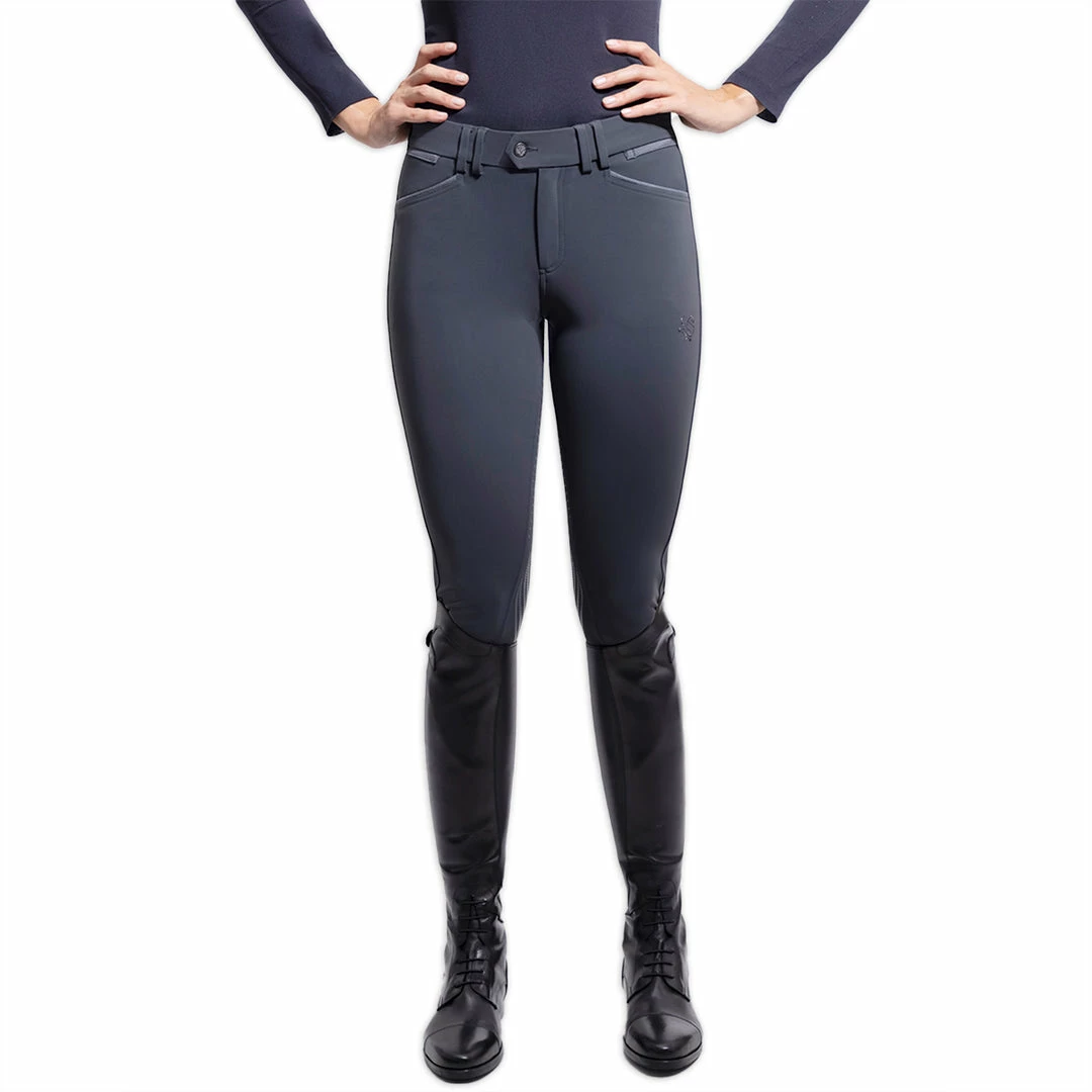 Flash Sale 🎁 Samshield 👩 Women's Mathilde Satin Knee Patch Breeches 🔔 3 Samshield Women's Mathilde Satin Knee Patch Breeches
