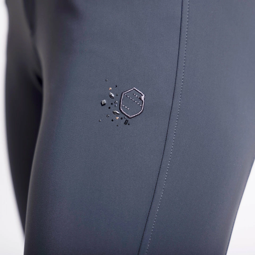 Flash Sale 🎁 Samshield 👩 Women's Mathilde Satin Knee Patch Breeches 🔔 4 Samshield Women's Mathilde Satin Knee Patch Breeches