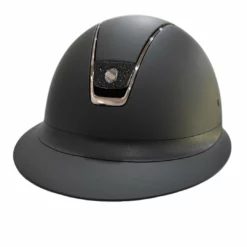 Samshield Custom Miss Shield Matte Black Chrome Black Blazon Crystal Helmet