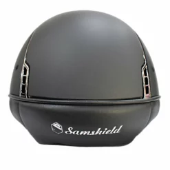 Samshield Custom Miss Shield Matte Black Chrome Black Blazon Crystal Helmet