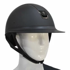 Samshield Custom Miss Shield Matte Black Chrome Black Blazon Crystal Helmet