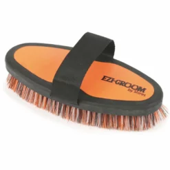Shires Equestrian Products EZI-GROOM Grip Body Brush Grooming