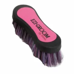 Shires Equestrian Products EZI-GROOM Grip Face Brush Grooming