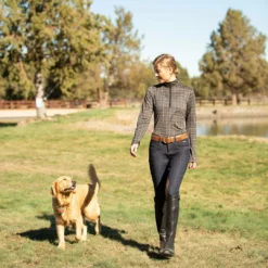 Kerrits Women's Stretch Denim Knee Patch Breech