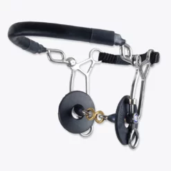 Equine Industries Trust Sweet Iron Hackamore Combination Short French Link