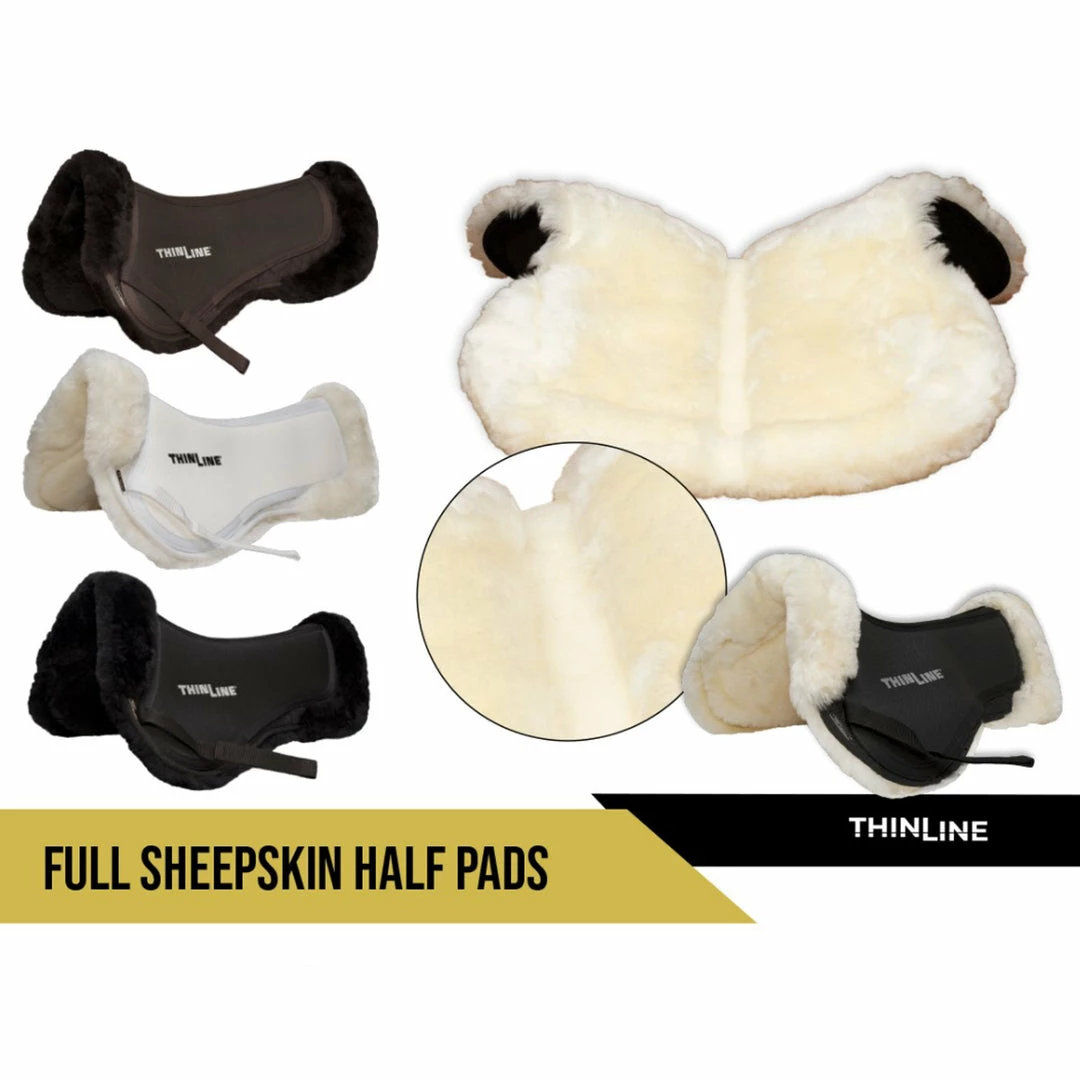 Best deal 🔔 Saddle Pads & Fittings ThinLine Full Sheepskin Trifecta Half Pad ❤️ 8 Saddle Pads & Fittings ThinLine Full Sheepskin Trifecta Half Pad