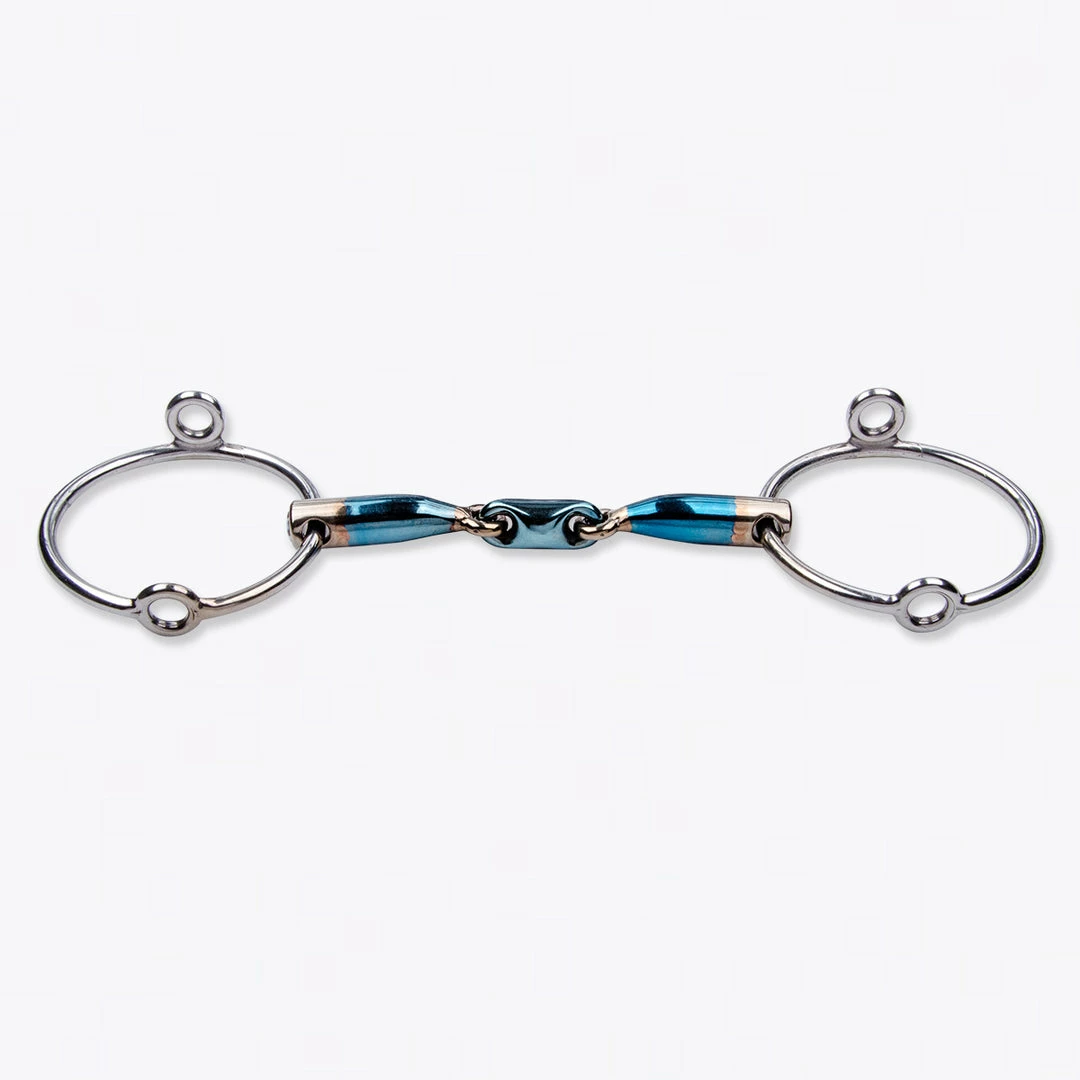 New 🌟 Equine Industries Trust Sweet Iron Loose Ring Gag Eliptical Horse Bits ❤️ 3 Equine Industries Trust Sweet Iron Loose Ring Gag Eliptical Horse Bits
