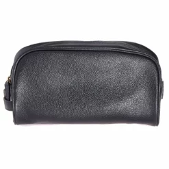Barbour Leather Wash Bag