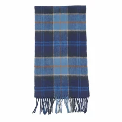 Barbour Merino Cashmere Tartan Scarf Equestrian Outerwear