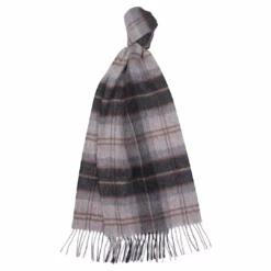 Barbour Merino Cashmere Tartan Scarf Equestrian Outerwear