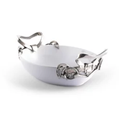 Arthur Court Equestrian Small Stoneware Tray