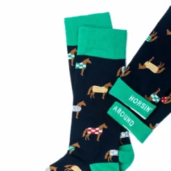 Wild Attire Inc. Horsin' Around Carded Cotton Socks