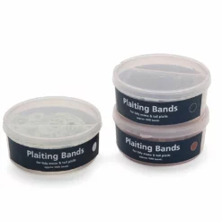 Shires Equestrian Products Tub Of Braiding Bands Grooming
