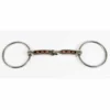 Partrade Metalab Mac-Genis Copper Rollers Loose Ring Snaffle Bit Horse Bits
