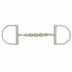 English Riding Supply Horse Bits Metalab Magic Rotating Copper Ball Dee Ring Bit