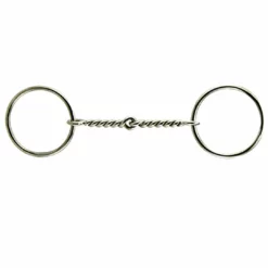 Intrepid Horse Bits Coronet Single Twisted Wire Loose Ring Snaffle Bit