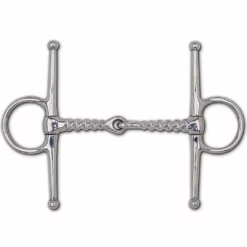 Toklat Originals Toklat Stainless Steel Corkscrew Snaffle Full Cheek - 6 1/2" Cheek